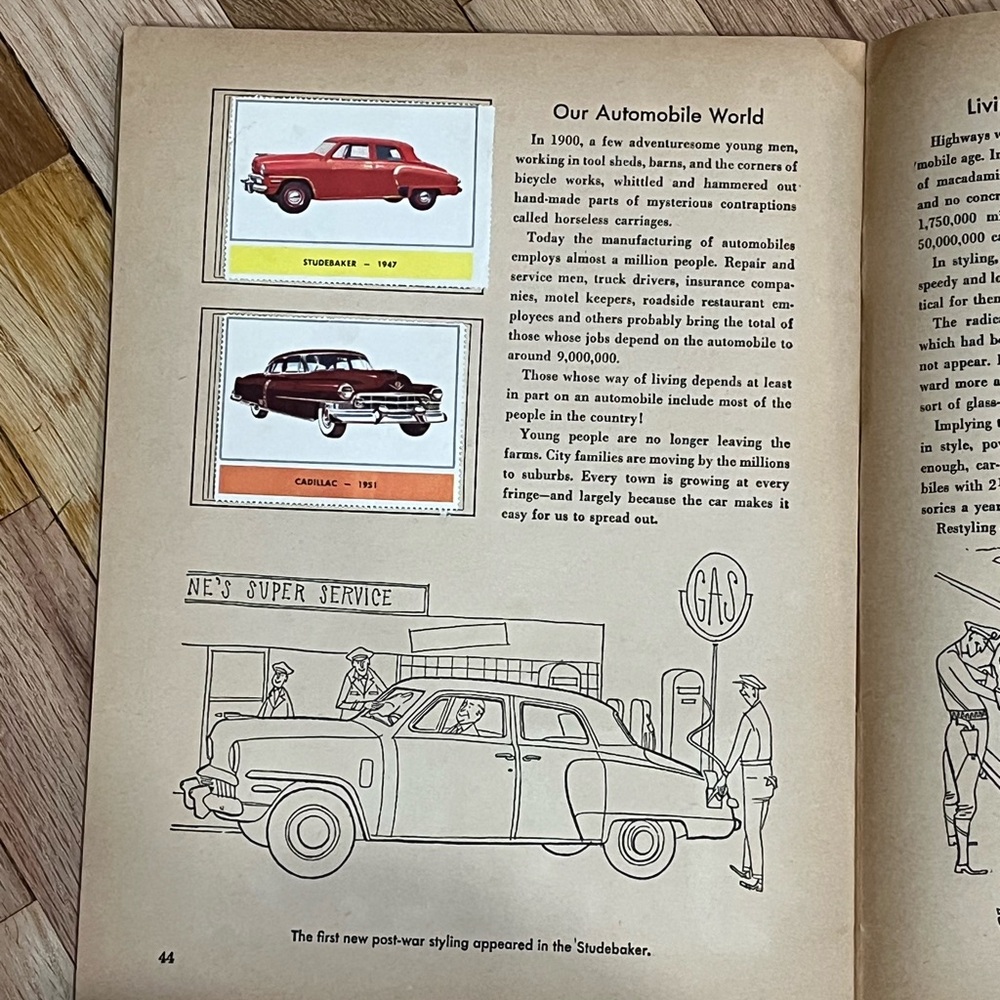Vintage The Golden Book of Automobile Stamps - Picture 3 of 5